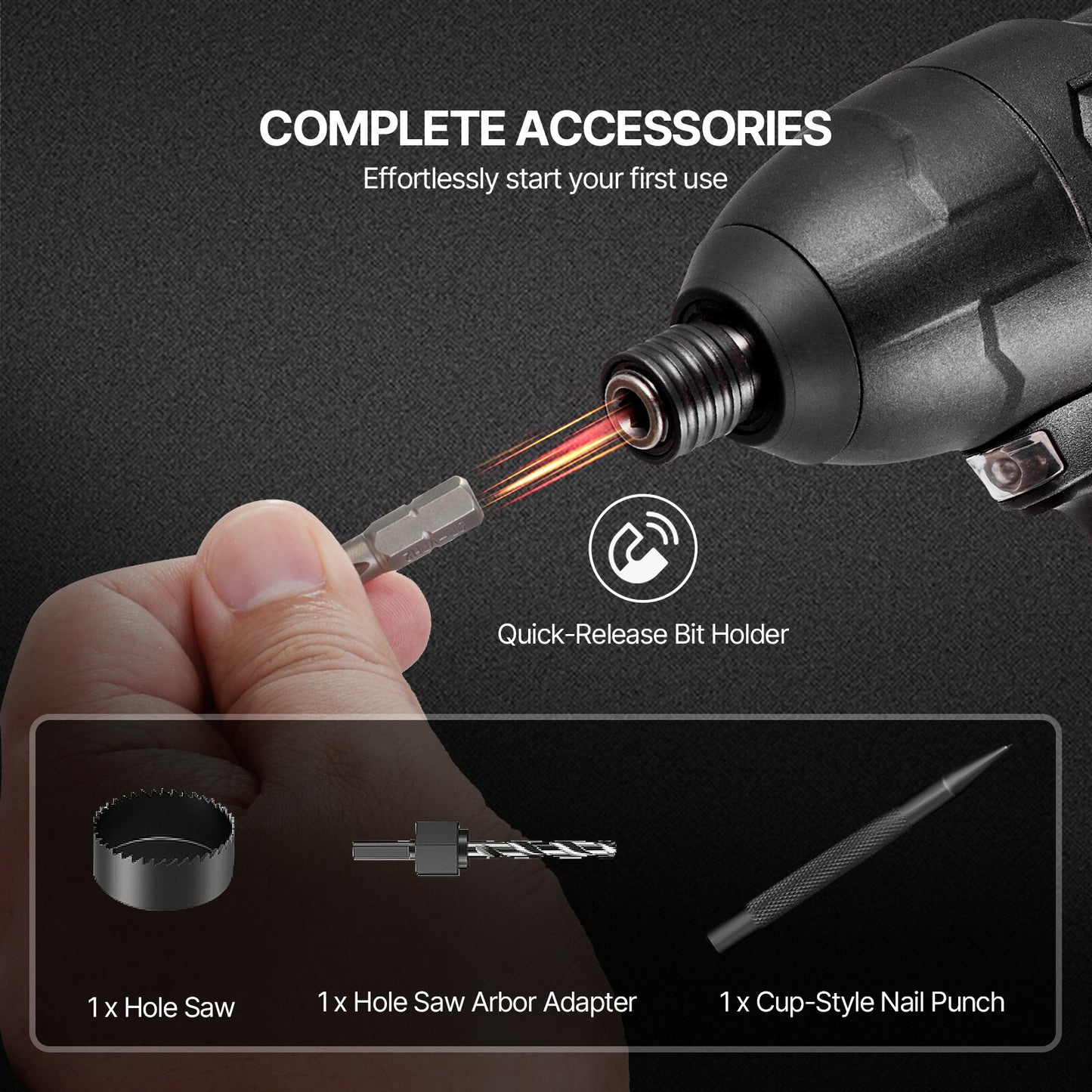 Bohrer Set 70 Pcs Schraubendreher Bit Set mit Tragetasche Multifunktionale