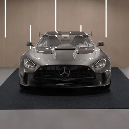 Waterproof Garage Floor Mat for Under Car, Non-Slip 2 x 2.6 M Compact Size Heavy Duty Containment Mat, Protects Garage Floor from Water, Mud and Oil, for Garage, Greenhouse, Entrance | EU