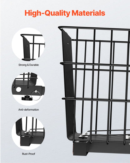 Scooter bakkorg Heavy Duty Mobilitetskorg med handtag 1 i mottagare