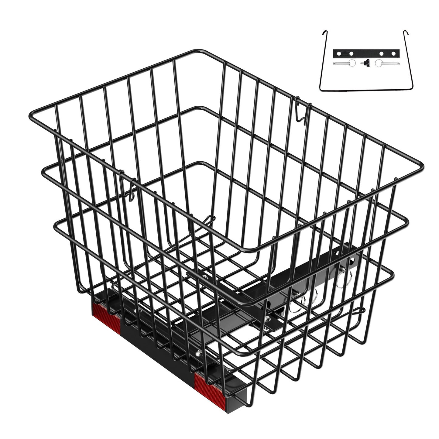 Scooter bakkorg Heavy Duty Mobilitetskorg med handtag 1 i mottagare