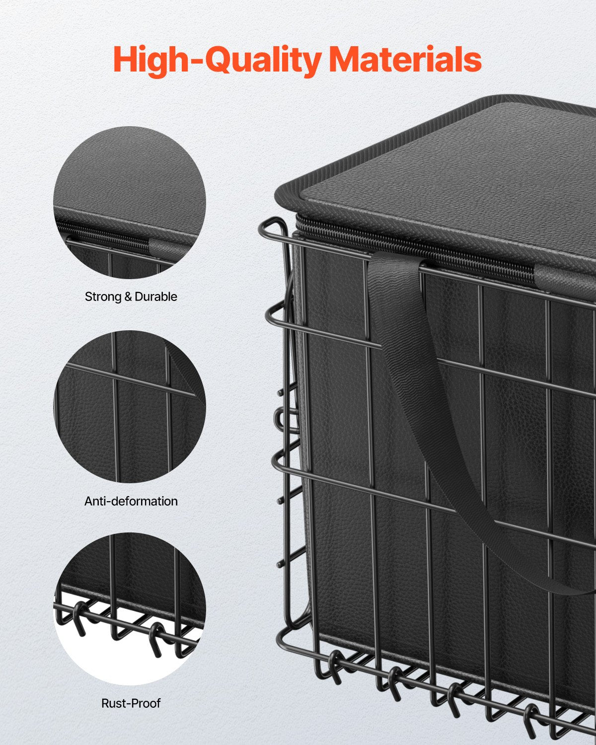 Bakre cykelkorg Vikbar cykelkorg Cargo Net Liner Vattentätt överdrag