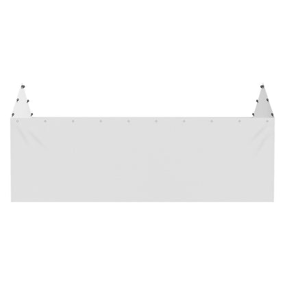 Carport Byte av kapell sidovägg 10 x 20 fot, garagetält skydd presenning Kraftig vattentät & UV-skyddad, enkel installation med bollbyxor, vit (topp och ram ingår ej)