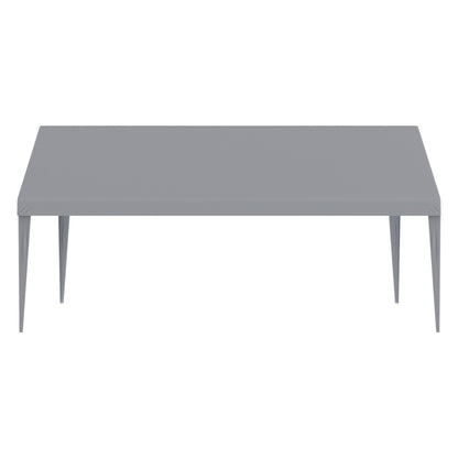 Carport Replacement Canopy Cover 13 x 20 ft, Garage Top Tent Shelter Tarp Heavy Duty Waterproof &amp; UV Protected, Easy Installation with Ball Bungees, Gray (Top Cover Only, Frame Not Included)