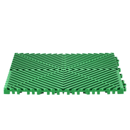 Ineinander greifende Drainagematte, Drainagepad, 12 x 12 Zoll, modulare Bodenfliesen