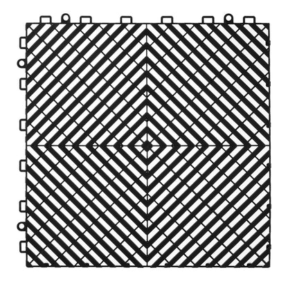 Drainage Mat Modular Interlocking Pad 12" x 12" Drainage Floor Tile