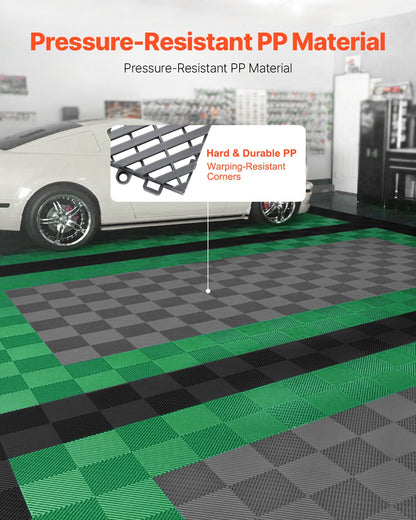 Modulare Drainagematte, ineinander greifende Bodenfliesen, 12 x 12 Zoll Drainagepad