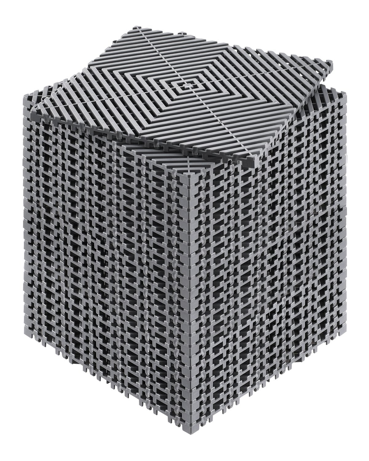 Drainage Mat Drainage Floor Plate 12" x 12" Modular Interlocking Pad