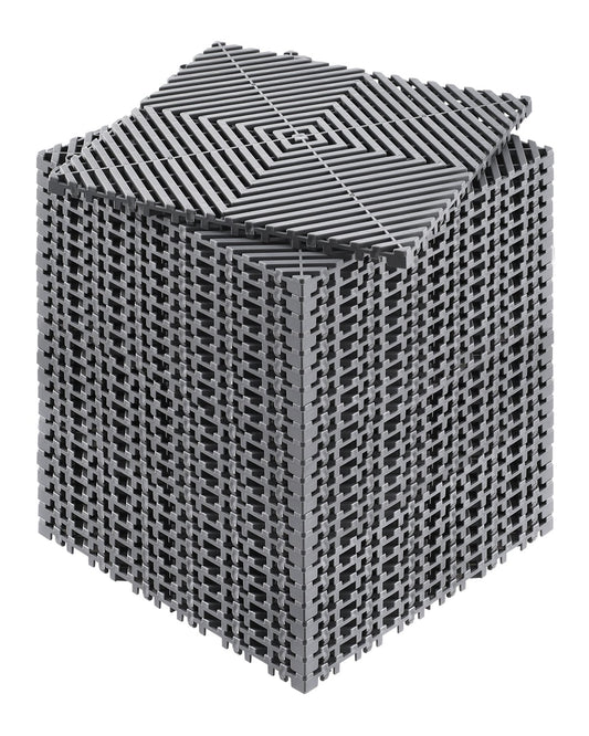 Drainage Mat Drainage Floor Plate 12" x 12" Modular Interlocking Pad