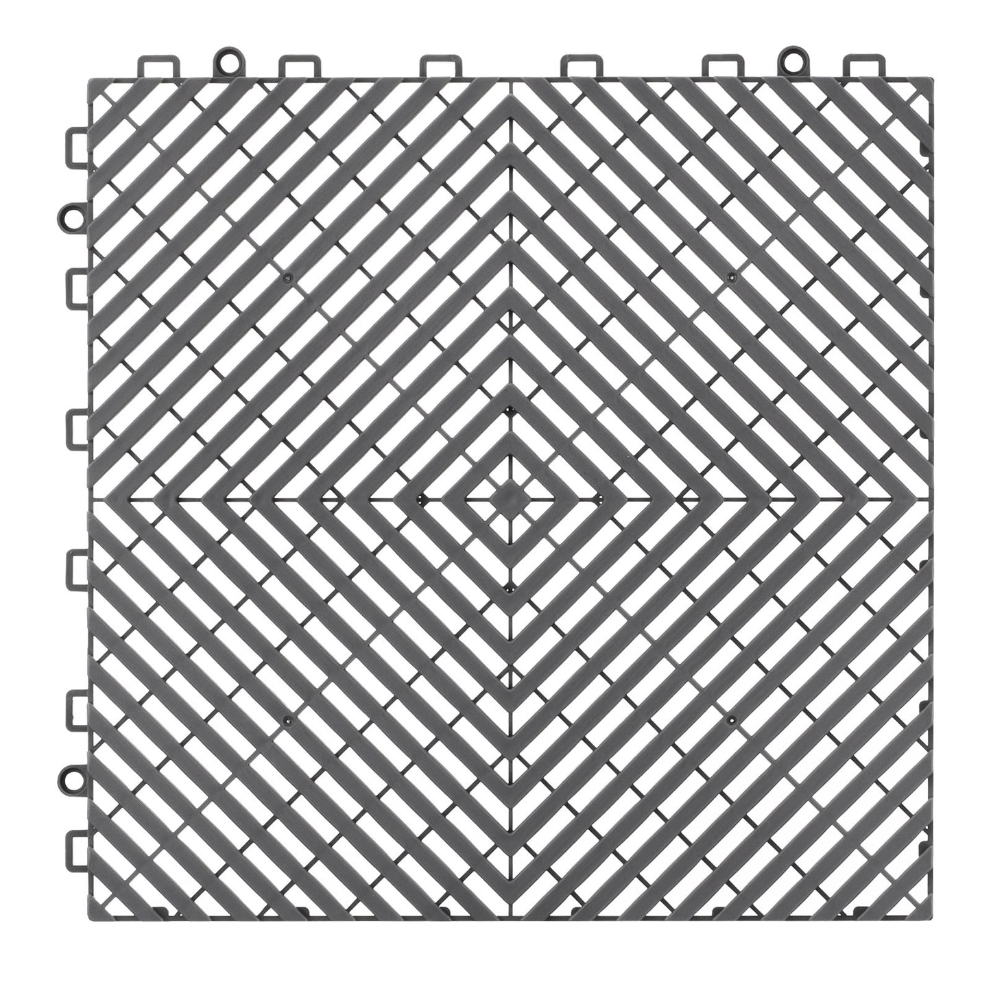 Drainage Mat Interlocking Drainage Pad 12" x 12" Modular Floor Tiles