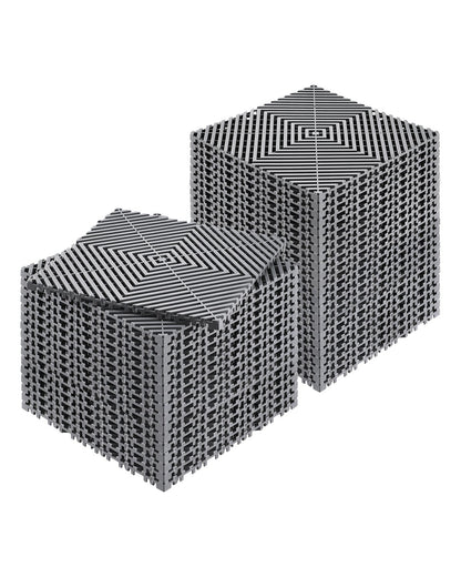 Drainage Mat Drainage Floor Mat 12” x 12” Modular Interlocking Pad