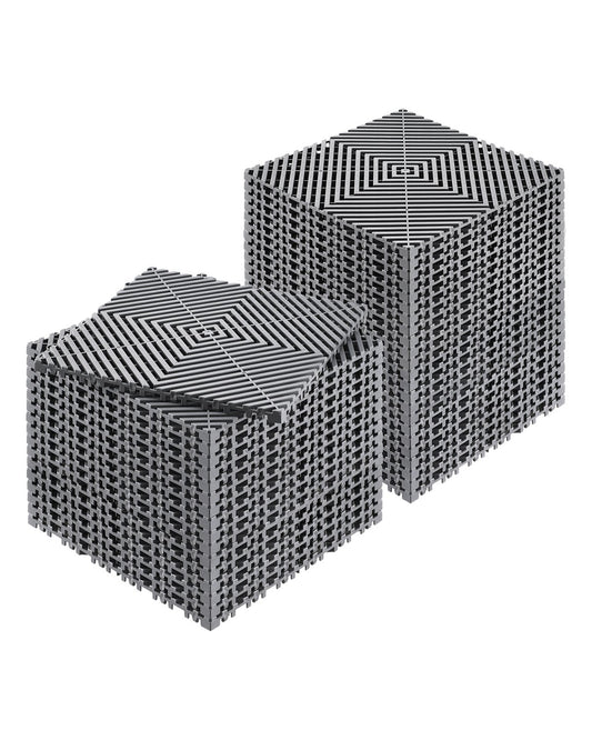 Drainage Mat Drainage Floor Mat 12” x 12” Modular Interlocking Pad