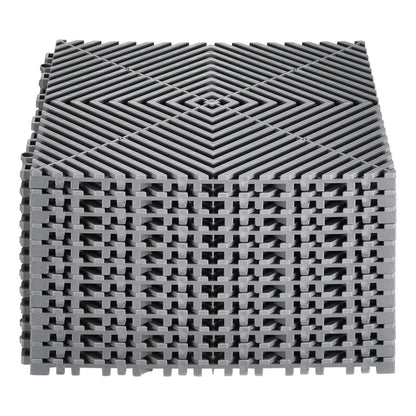 Drainage Mat Modular Interlocking Pad 12" x 12" Drainage Floor Mat