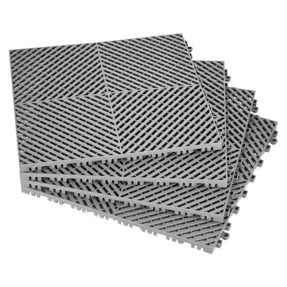 Drainage Mat Modular Interlocking Mat 15.7” x 15.7” Drainage Floor Tiles