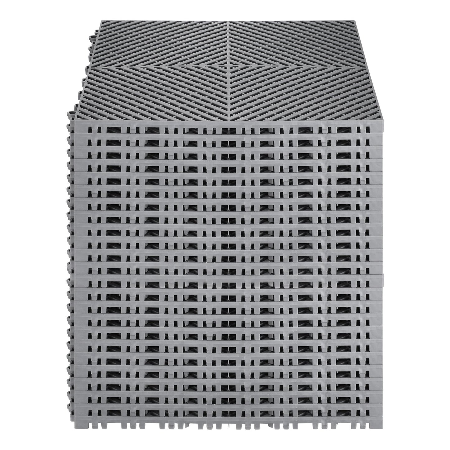 Drainage Mat Modular Interlocking Mat 15.7” x 15.7” Drainage Floor Tiles