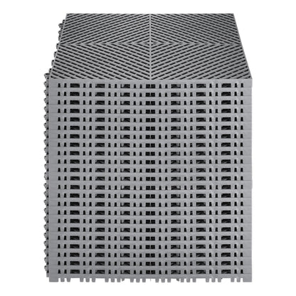 Drainage Mat Modular Interlocking Mat 15.7” x 15.7” Drainage Floor Tiles