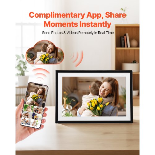 260 mm digitaler Bilderrahmen, 32 GB, IPS-Touchscreen, WLAN-Bilderrahmen