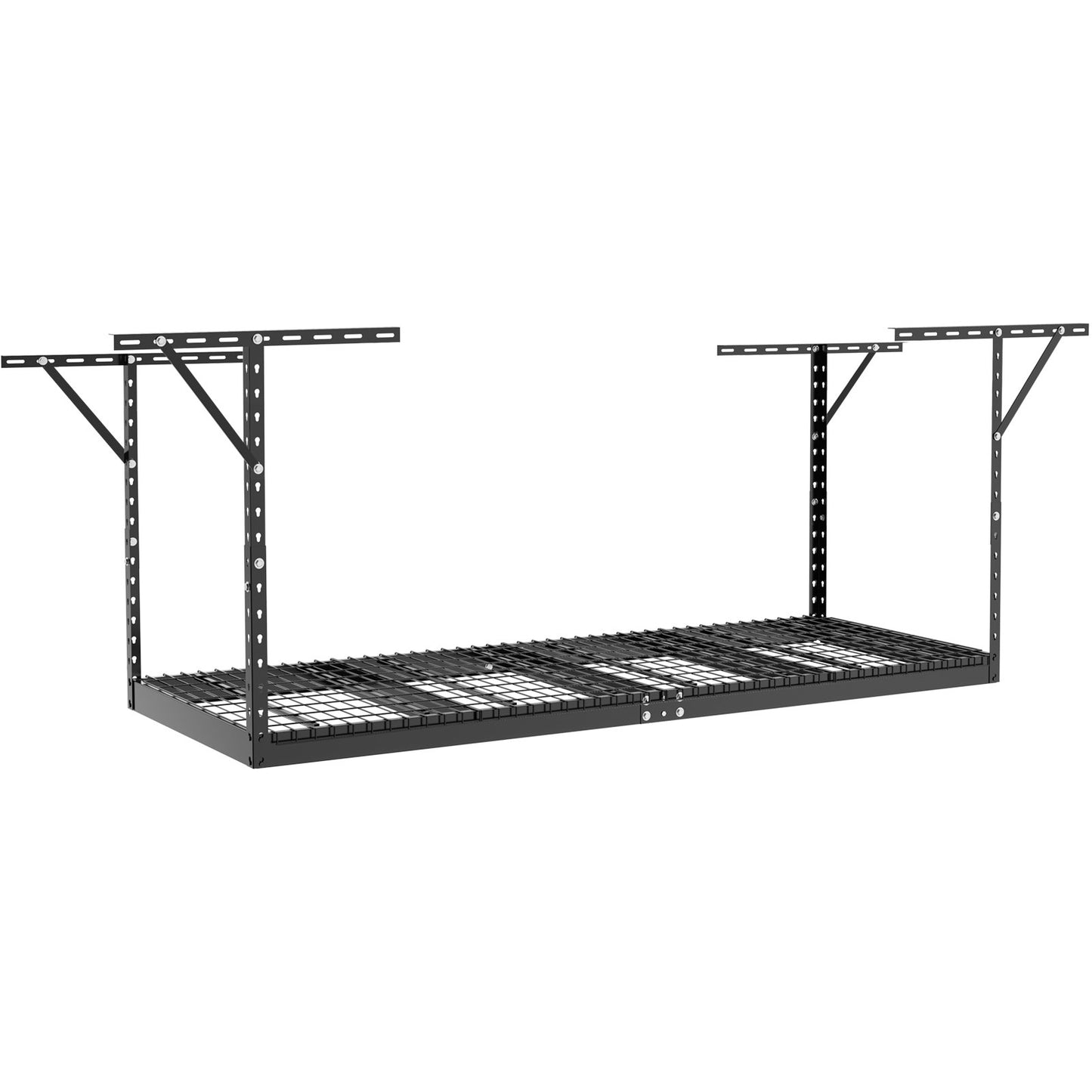Overhead Garage Storage Rack, 36x96 Inch Ceiling Storage Rack for Garage, Heavy Duty Adjustable Cold Rolled Steel Racks for Garage Storage, Organization, 600 lbs Load Capacity, 22''-40", Black