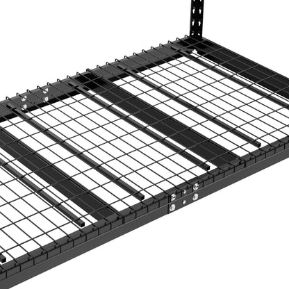 Overhead Garage Storage Rack, 36x96 Inch Ceiling Storage Rack for Garage, Heavy Duty Adjustable Cold Rolled Steel Racks for Garage Storage, Organization, 600 lbs Load Capacity, 22''-40", Black