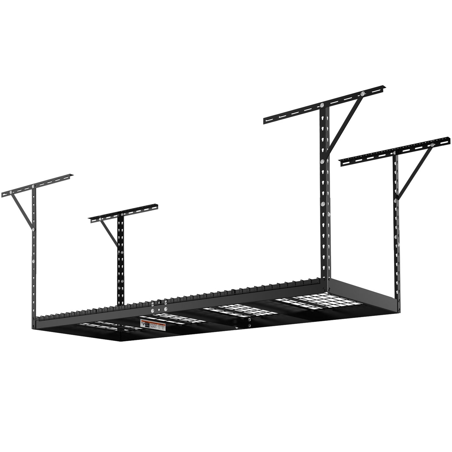 Overhead Garage Storage Rack, 36x96 Inch Ceiling Storage Rack for Garage, Heavy Duty Adjustable Cold Rolled Steel Racks for Garage Storage, Organization, 600 lbs Load Capacity, 22''-40", Black