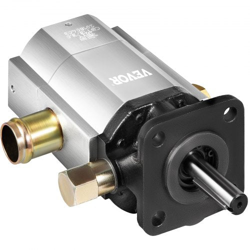 Hydraulic Log Splitter Pump, 13GPM, 2 Stage 3000PSI Wood Log Splitter Pump, 1'' Inlet 1/2'' NPT Outlet 3600 RPM Aluminum Hydraulic Gear Pump, for Small Engine Mounting Log Splitters Snowplow