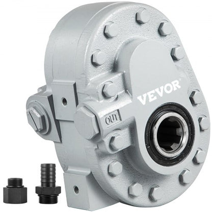 Hydraulic Pump 16.6GPM Hydraulic Motor 540RPM Log Splitter 2500PSI Hydraulic Splitter SAE 12 Outlet Port Hydraulic Pump for Log Splitter for Truck Tailgate Lift,Scissor Lift, Dump Trailer