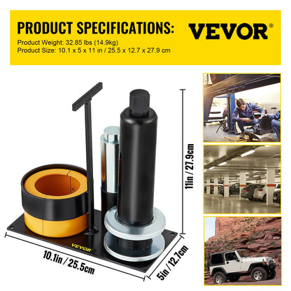 Carrier & Pinion Bearing Puller, Compatible with Dana 30,40,50,60,70, 80, Ford 10.25\" Bearings, Pinion Puller Tool with 3 Clamshells, 45# Steel Clamshell Bearing Puller for Auto Repair