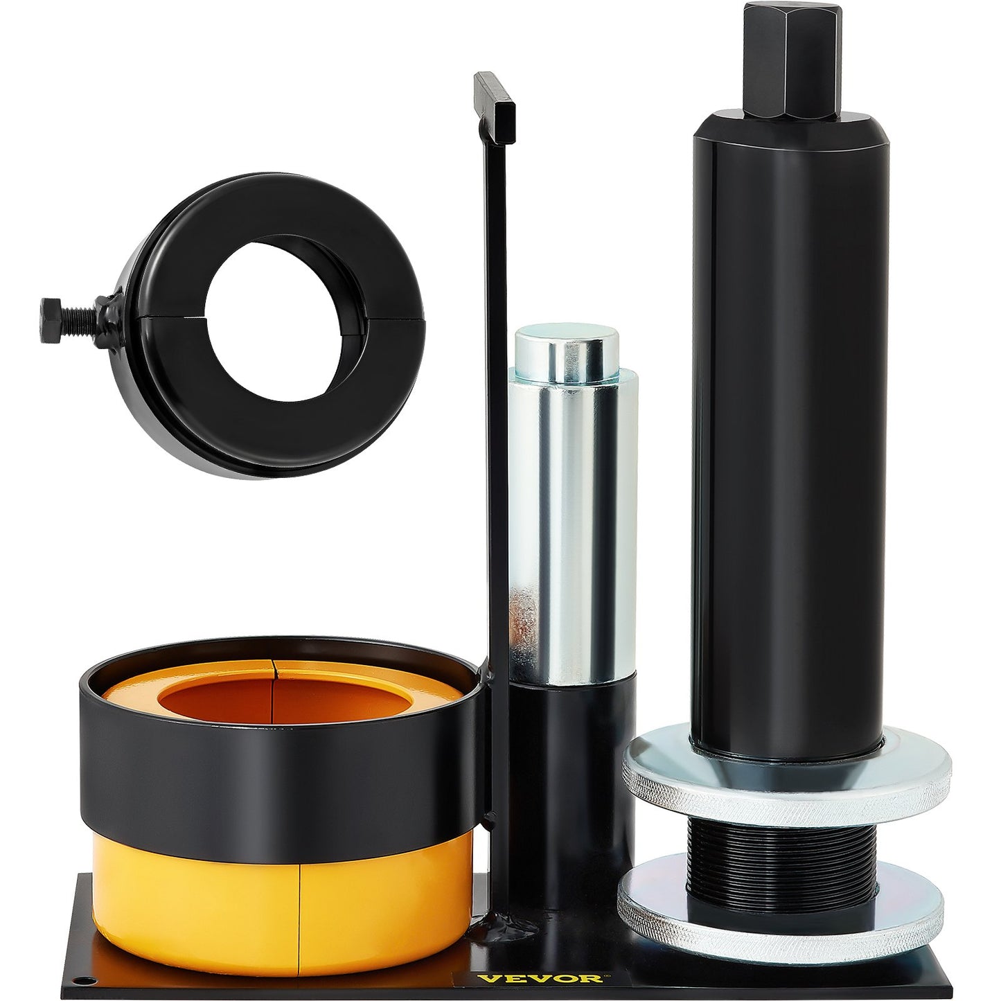 Träger- und Ritzellagerabzieher, kompatibel mit Dana 30, 40, 60, 70, Ford 9\" Kugellager, Ritzelabzieherwerkzeug mit 2 Clamshells, 45# Stahl Clamshell Trägerlagerabzieher für Autoreparatur