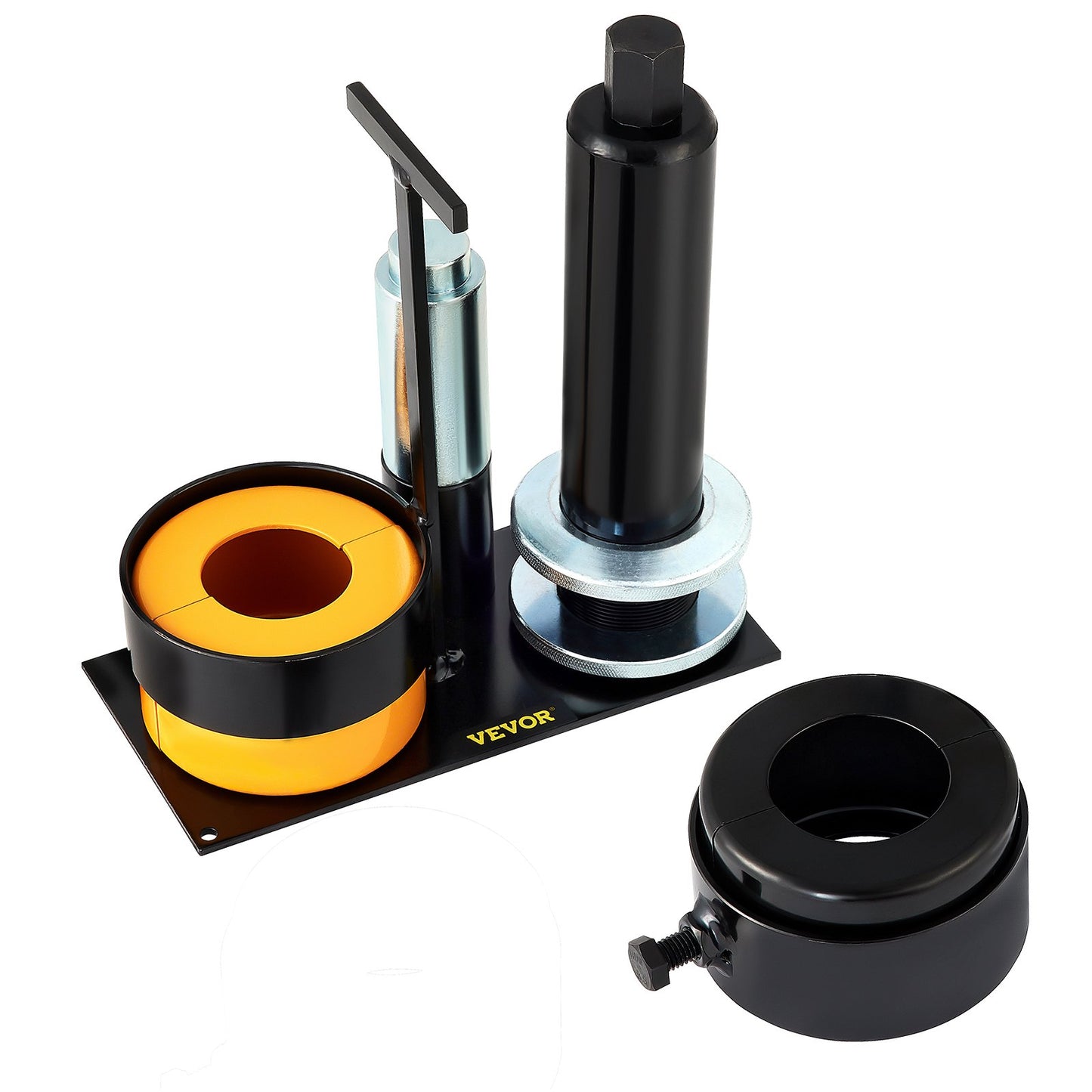 Träger- und Ritzellagerabzieher, kompatibel mit Dana 30, 40, 60, 70, Ford 9\" Kugellager, Ritzelabzieherwerkzeug mit 2 Clamshells, 45# Stahl Clamshell Trägerlagerabzieher für Autoreparatur