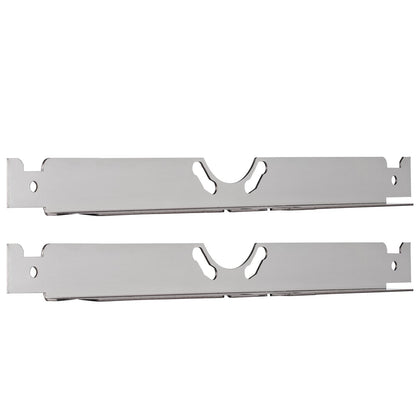 Hjulinställningsverktyg, 2-pack tåuppriktningsståplattor, rostfritt stål verktygsplatta för hjulinriktning, noggrann mätning av tåvinkeln, inkluderar 2 måttband och konverteringstabell