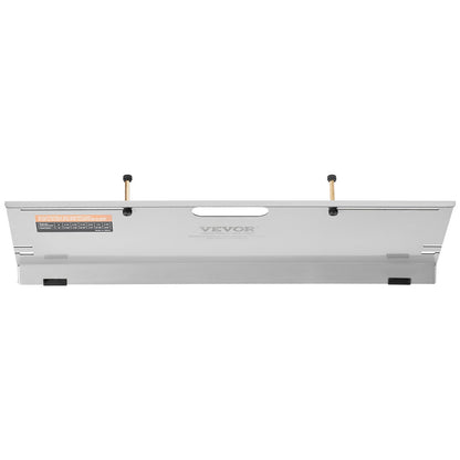 Achsmesswerkzeug, 2er-Pack Spurplatten für Achsmesswerkzeug, Spurwinkelmesswerkzeugplatte aus Edelstahl, 4 Achsmessstangen und Magnetschlitze, inkl. Maßband und Umrechnungstabelle