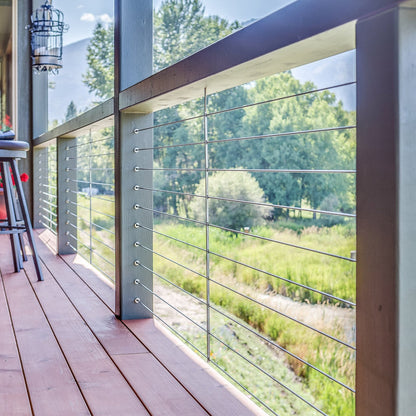 51Pack Cable Railing Kit 1/8" Wheel Protector Sleeves, Bundle with Black Invisible 1/8" Swage Tensioner and Terminal, Cable Railing Post Safeguard Covers for 0.41inch Horizontal Hole Post