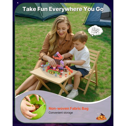 Magnetische Blöcke 150PCS Dark Castle Set STEM Montessori Sensorische Spielzeug