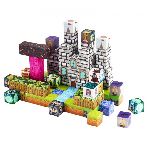 Magnetische Blöcke 100PCS Friedhof Zombies Set STEM Montessori Sensorische Spielzeug