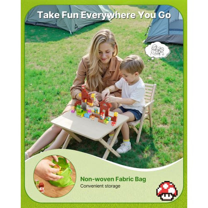 Magnetische Blöcke 100 PCS Magnetische Blöcke Set STEM Montessori Sensory Spielzeug