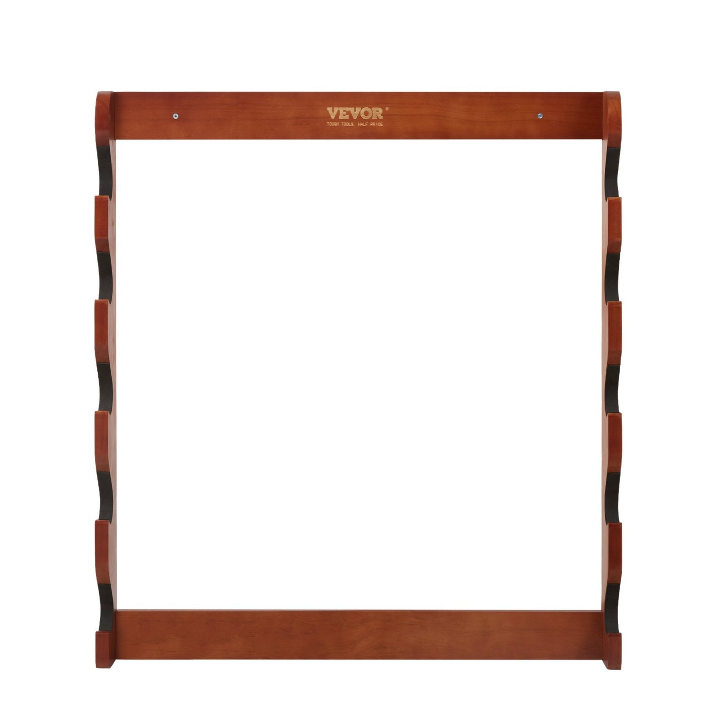 Gun Rack 5-fack Wood Gun Rack Väggmonterad Gun Display Rack rymmer 5 gevär