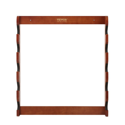 Gun Rack 5-fack Wood Gun Rack Väggmonterad Gun Display Rack rymmer 5 gevär