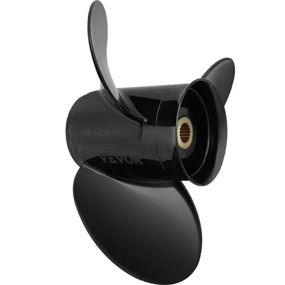 Utombordspropeller, Ersätt för OEM 3817468, 3-blads 14,5\" x 19\" Båtpropeller i aluminium, kompatibel med Volvo Penta SX Drive Alla modeller, med 19 kuggsplines, RH