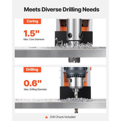 Magnetisk borrpress Magnetisk borrpress 1200 W 38 mm Borrdiameter 900 varv/min |  EU