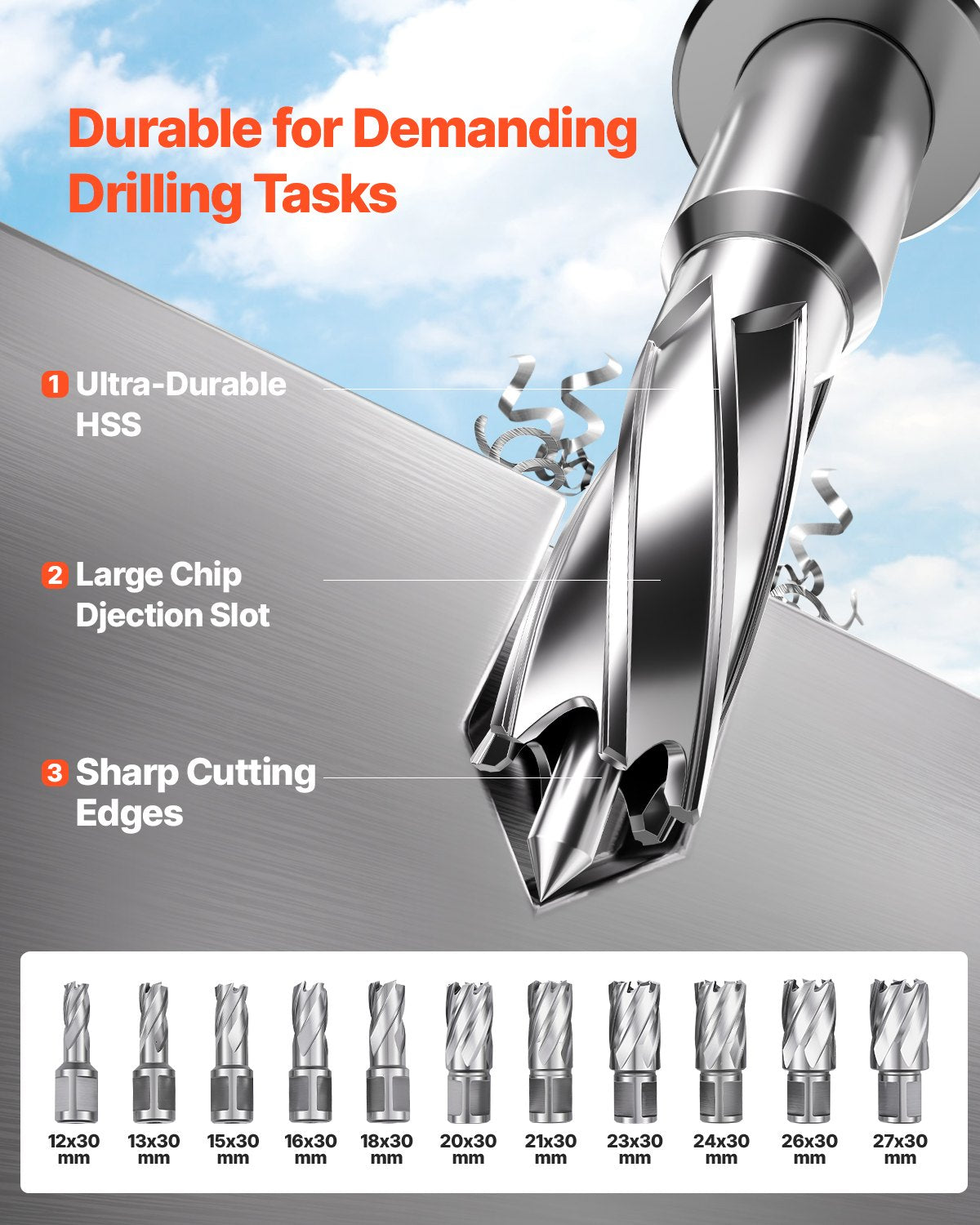 Magnetbohrmaschine, 1450 W, 12500 N, tragbar, Magnetbohrmaschine, 850 U/min