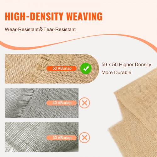 Burlap Tygrulle Burlap Tree Wrap 36 tum x 150 fot för hantverk och växter |  EU