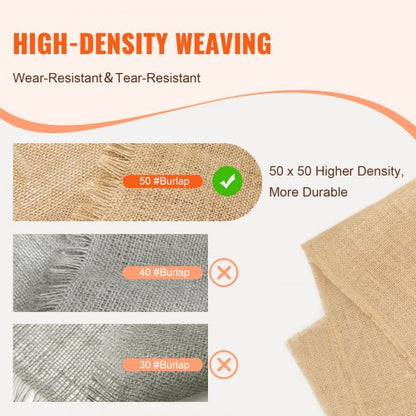 Burlap Tygrulle Burlap Tree Wrap 36 tum x 150 fot för hantverk och växter |  EU