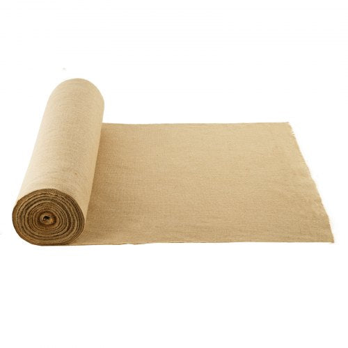 Burlap Fabric Roll, 36” x 150 ft & 50 x 50 High Density Wide Natural Burlap Fabric Rolls, Jute Fabric Burlap Tree Wrap Roll, for Decor, Crafts, Wedding, Gardening, Plant & Tree Winter Covering
