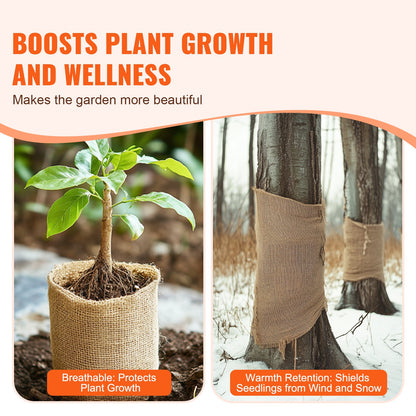 Sackleinen-Stoffrolle, Sackleinen-Baumwickel, 40 Zoll x 300 Fuß, für Bastelarbeiten und Pflanzen