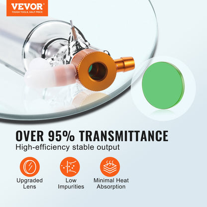 Laserröhre, 50 W, CO2-Laserröhre, 850 mm Länge, 50 mm Durchmesser für Lasermaschine