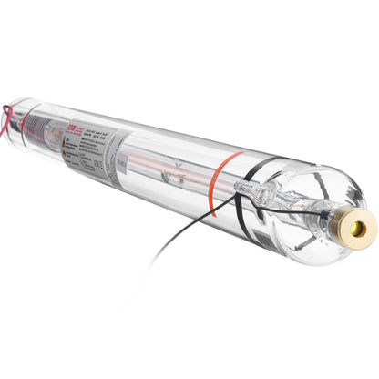 90W CO2 laser tube 49.2 inch/1250mm borosilicate glass laser cutting tube