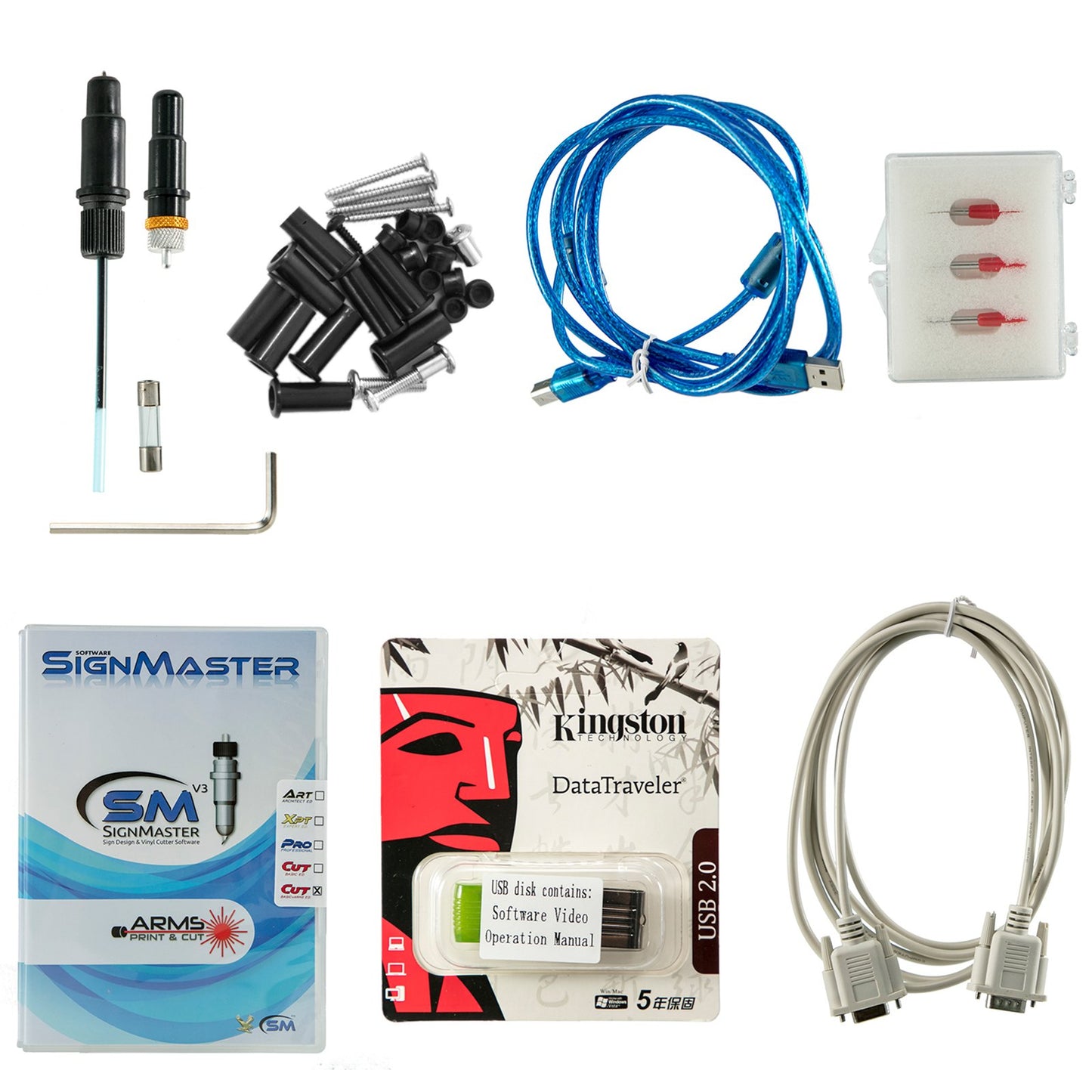 5.5x3.5 inch Cap Heat Press & 53 Inch Vinyl Cutter Machine w/ Floor Stand