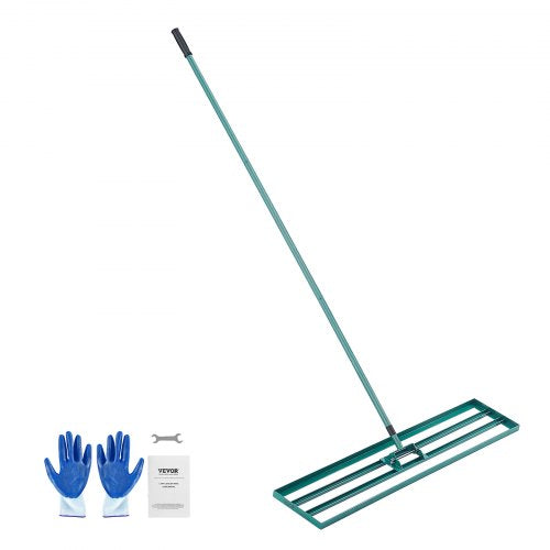 Lawn Leveling Rake, 48"x10" Level Lawn Tool, Heavy-duty Lawn Leveler with 78" Steel Extended Handle, Yard Leveling Rake Suit for Garden, Golf Lawn, Farm