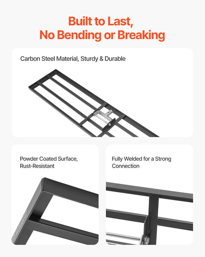 Lawn Leveling Rake, Lawn Leveler with 83.9 in Handle, 48x10 in Ground Plate, Rust-Resistant Carbon Steel Soil Leveler, 2 Heights Adjustable, Effort Saving Lawn Leveling Tool for Yard Golf Court