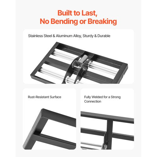 Gräsmattautjämnare, Gräsmattautjämnare med 63,4 tums justerbart handtag, 17x10 tums markplatta, Kraftfull och rostbeständig metalljordutjämnare, Ansträngningsbesparande gräsmattautjämnare för gårdsgolfbana |  EU