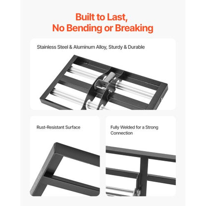 Gräsmattautjämnare, Gräsmattautjämnare med 63,4 tums justerbart handtag, 17x10 tums markplatta, Kraftfull och rostbeständig metalljordutjämnare, Ansträngningsbesparande gräsmattautjämnare för gårdsgolfbana |  EU